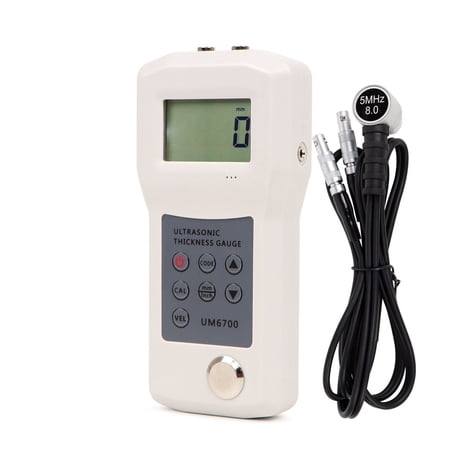 1.0-280MM Ultrasonic Metal Thickness Gauge: Voice Sound Velocity Meter for Steel & Pipe Thickness Testing
