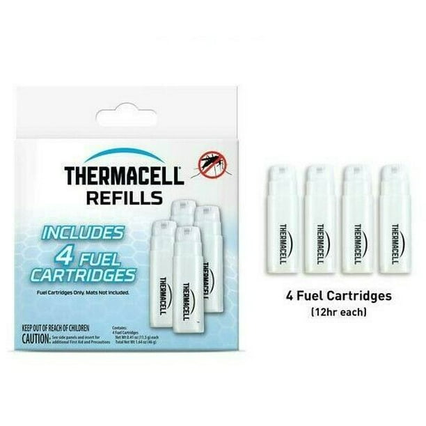 Thermacell C4 Butane Fuel Cartridge Refill 4Pack Mosquito Spare