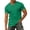 Green, variant on Mens T-shirts Short Sleeve V Neck Pocket Tee Solid Color Slim Fit Casual Summer Top Army Green L