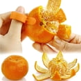 thumbnail image 4 of Ralladores de limón y naranja CHAO Peladores de frutas cítricas de plástico Color naranja, 4 of 5