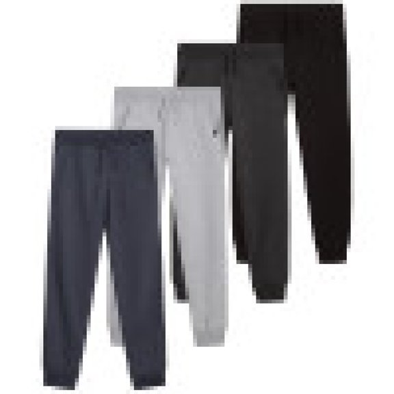 Lee Boys' Sweatpants - 4 Pack Basic Cozy Active Fleece Jogger Pants with Pockets (4-20)