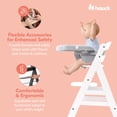 thumbnail image 4 of hauck Alpha+ Adjustable Booster High Chair and High Chair Tray Table, Grey, 4 of 9