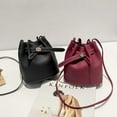 thumbnail image 2 of HMSHA New Simple Bucket Bag Wide Strap Locking Small Bag Korean Casual Solid Color Single Shoulder for Women Designer Bags Luxury, 2 of 6