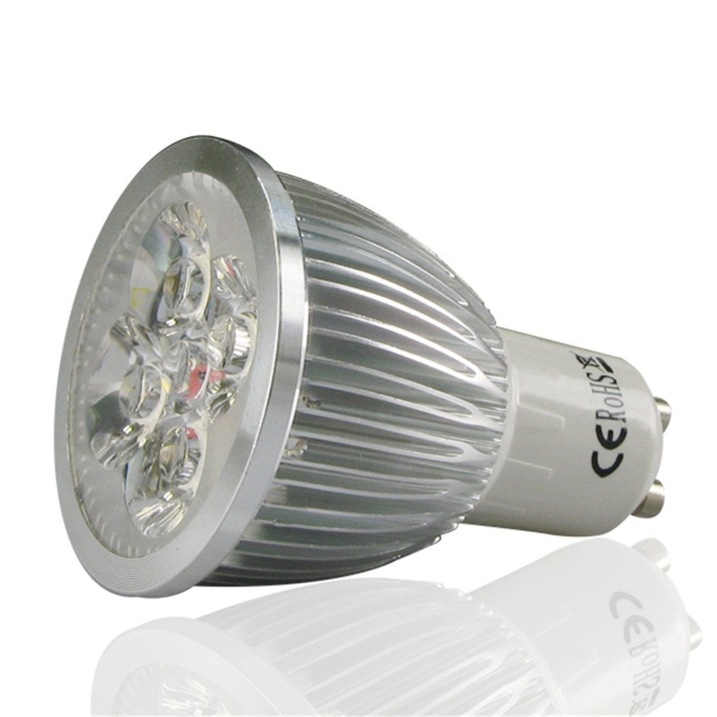 3W Cob Cold White 250lm Spotlight Bulb Spot Reflector 5 X GU10 LED Illuminant