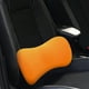 thumbnail image 1 of Cojín de soporte lumbar ergonómico, espuma con memoria, respaldo de silla de oficina, naranja y gris, 1 of 4