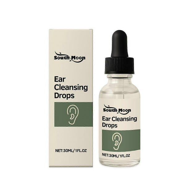 1-6pcs SOUTH MOON Ear Cleansing Drops 30ml Ear Canal Cleaning Care Solution for Tinnitus Relief, Buz