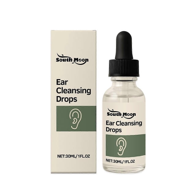 1-6pcs SOUTH MOON Ear Cleansing Drops 30ml Ear Canal Cleaning Care Solution for Tinnitus Relief, Buz