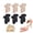 3 Black and 3 Beige, variant on Anti Slip Heel Liners for Women Shoes – Soft Heel Pads for Improved Fit & Comfort, Reduce Heel Slip for Daily Wear