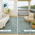 thumbnail image 5 of Addison Rugs Chantille Indoor/Outdoor Transitional Modern Teal Machine Washable Rectangle Rug, 10' x 14', 5 of 10