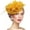 Yellow, variant on Honeeladyy Women Fascinators for Lady Tea Party Wedding Flower Mesh Kentucky Church Derbys Hat Gifts for Wife, Mom, Girlfriend, Daughter, Green