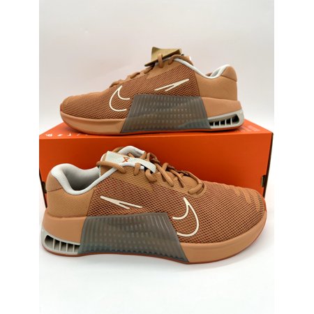 Nike Metcon 9 Men's size 13.5 Women's size 15 Orange Grey Gym Shoes DZ2537 200