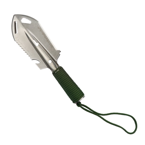 Fiudx Pala Portátil, Herramienta Compacta para Exteriores, Herramienta para Jardinería Duradera, Equipo para Supervivencia Multifunción, Ideal para Camping y Senderismo, Ideal para Adultos, Incluye B