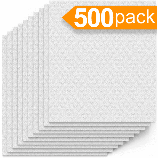 Swedish Dishcloth Cellulose Sponge Cloth Bulk 500 Pack White Blank Dish Cloths For Printing Wholesale Cleaning Towels For Kitchen Bathroom 500 Printable Dishcloths White Walmart Com Walmart Com