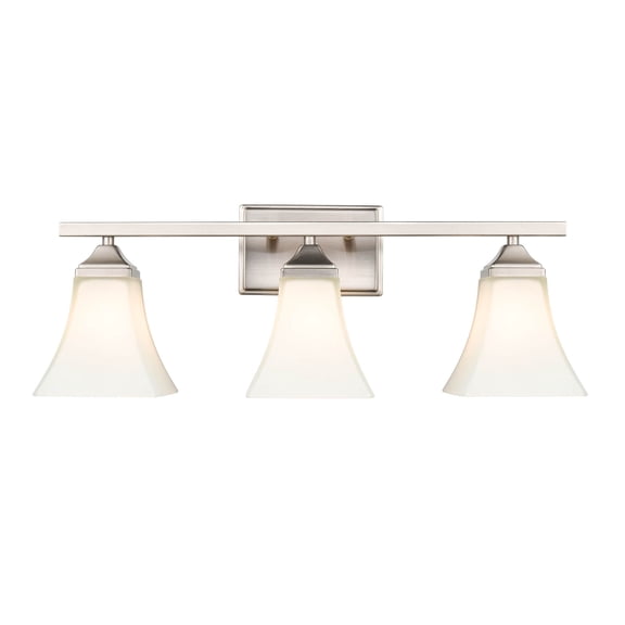 4503-BN Millennium Lighting 3 Light Bath Vanity-9 Inch Tall and 23.25 Inch Wide-Brushed Nickel Finish