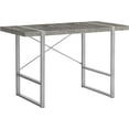 thumbnail image 2 of Monarch Specialties I 7662 48 in. Metal Computer Desk, Grey Concrete-Look - Silver, 2 of 9