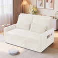 thumbnail image 5 of Noelse 3 in 1 Convertible Sofa Bed, Loveseat Sleeper Sofa Full Size Pull Out Couch for Living Room Bedroom Apartment, Beige, 5 of 11