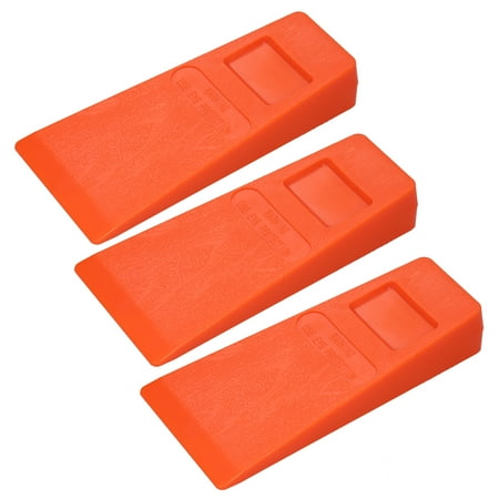 

3Pcs 14cm Orange Felling Wedge Felled Chock Tree Cutting Wedge Spiked Wedge Woodcutting Tool