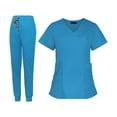 thumbnail image 4 of Nurse Work Uniforms Workwear Work Clothing Machine Wash Sturdy Multi Pockets S, 4 of 10