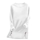 thumbnail image 2 of HongQid Women's Winter Warm Sherpa Lined Fleece Crewneck Sweatshirt Pullover Loungewear Tunic Tops, 2 of 4