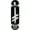 Black/White, variant on Deathwish Gang Logo Complete Skateboard 8.0 Black/Red/White