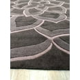 thumbnail image 4 of EORC MAT04BN5X8 5 x 8 ft. Wiled Transitional Hand Tufted Area Rug, Brown, 4 of 5