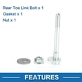 thumbnail image 4 of Kit de pernos de camber de suspensión trasera Unique Bargains para MERCEDES-BENZ CLK Coupe 1997-2002 No.0003520076 con tuerca y junta, 4 of 7