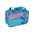 thumbnail image 1 of Naiovety Bolsa de maquillaje, bolsa de cosméticos de viaje Visible para baño, organizador de drenaje hueco, organizador de artículos diversos para el Almacenamiento y organización del hogar Azul Naiovety HA074821-04, 1 of 6