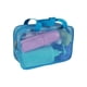 thumbnail image 1 of Moyic Bolsa de maquillaje, bolsa de cosméticos de viaje Visible para baño, organizador de drenaje hueco, organizador de artículos diversos para el Almacenamiento y organización del hogar Azul Moyic HA074821-04, 1 of 6