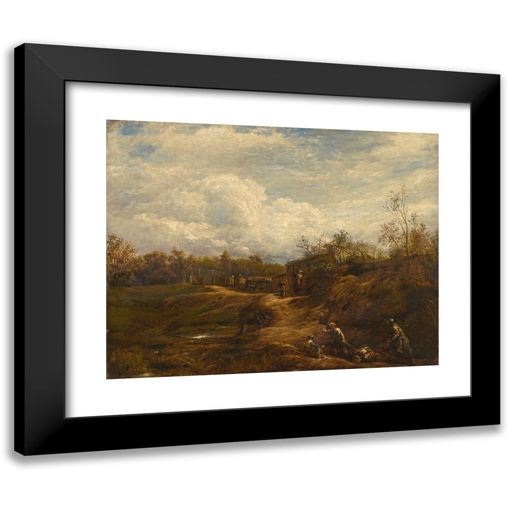 John Linnell 14x12 Black Modern Framed Museum Art Print Titled - An