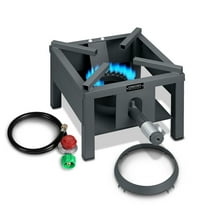 Concord Professional Single Cyclone Wok Burner with Stand. Up to 100,000 BTU. (13")