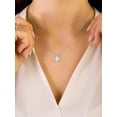 thumbnail image 2 of Bestyle Solitaire Crystal Choker Necklace Dainty Square CZ Diamond Pendant Necklace Christmas Gift for Friend Daughter Mom Wife, 2 of 8