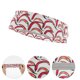 thumbnail image 3 of Ofertas Únicas 1 Pc Diadema Transpirable Diadema Impresa para Deporte Rosa Roja, 3 of 6