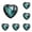 AS SHOWN 6PCS, variant on 1/2/3/4/6 Heart Shaped Quartz Gemstone Worry Stone Heart Shape for Jewllery Making Carving Used for Cleansing Birthday Gift Craft Home Party Decor Collection