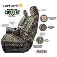 thumbnail image 3 of Covercraft Carhartt SeatSaver Custom First Row Seat Cover: Mossy Oak, Bucket Seats, 2 Pk, 3 of 4