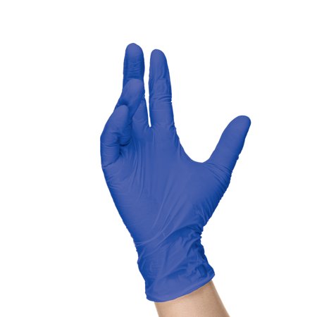 SUPPLYAID RRS-NDG100L Nitrile Disposable Gloves Powder-Free - 100-Count/Box - Large