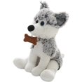 thumbnail image 2 of Made by Aliens Personalized Pawpal Dog -Stuffed Animal Plush Toy-Custom Text on Bone-Perfect Gift for Valentine day- Graduation day- Birthday- 7 inches (Husky), 2 of 2