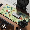 thumbnail image 2 of Long Mouse Pads for Desk,Rainbow Dinosaurs Tiny Plants Desk Mats on Top Of Desks, Desk Mouse Pad Extra Large with 3mm Non-Slip Base and Stitched Edge for Gaming,Office,Work,Home 35.4"x15.7", 2 of 6