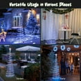 thumbnail image 3 of Yescom Twinkle 6Ft Spiral Christmas Tree Light 182 LED 8 Model for Indoor Outdoor Yard Decoration Multi-color 2Packs, 3 of 9