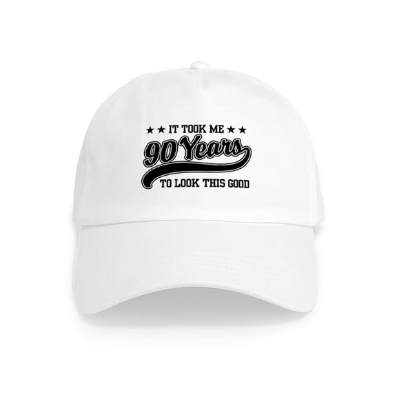 CafePress - Funny 90Th Birthday Cap - Adjustable 100% Brushed Unisex Casual Cotton Baseball Cap, Beige, 1