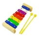 thumbnail image 1 of Professional Colorful 8Note Aluminum Plate Percussion Xylophone Musical Instrument for Beginners, 1 of 2