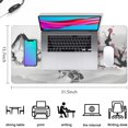 thumbnail image 6 of Cherry Blossom Mouse Pad (31.5x15.7 in) White Extended Gaming Mouse Pad Large Japanese Non-Slip Rubber Base Desk Protector with Stitched Edges Sakura Full Desk Mousepad XXL, 6 of 6