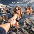 thumbnail image 3 of Saneen 4K Thumb Action Camera 1.45”IPS Display Mini Body Cameras with Magnetic Neck Strap Wearable POV Camera for Sports TikTok YouTube Vlogging, 3 of 9