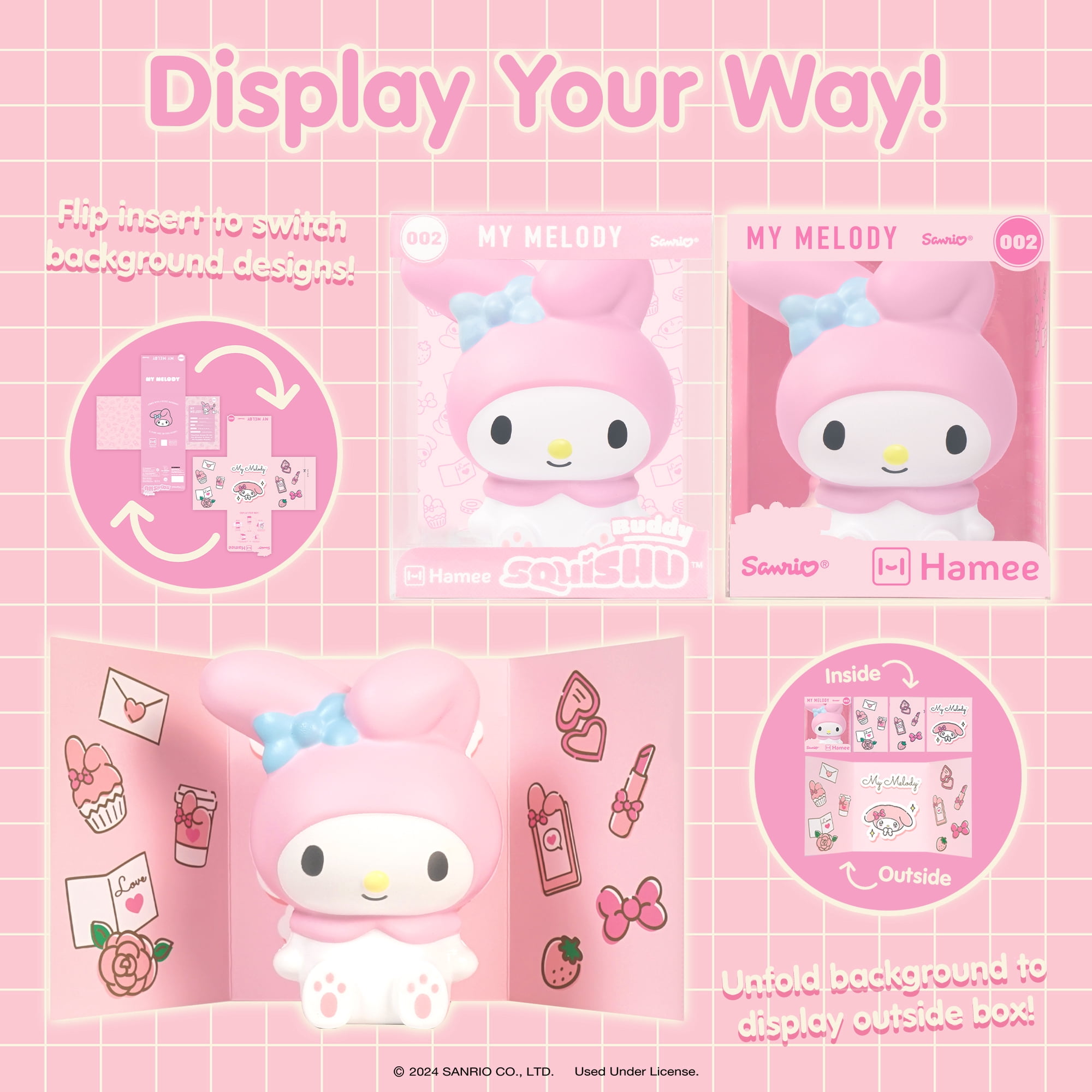 Hamee Sanrio SquiSHU Buddy - My Melody Squishy Toy