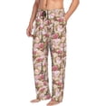 thumbnail image 6 of Honiee Rose Flowers for men - a sleek fusion of Straight Pajama Pants, versatile Lounge Pants, and cozy Sleepwear, all rolled into one-X-Large, 6 of 6