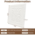 thumbnail image 2 of LCBarley Ceiling Tiles Peel and Stick, 13.8 x 13.8 inch, 16 Pcs Covered 21 Sq.Ft, Waterproof Ceiling Tiles Foam Easy to Instal, 2 of 6