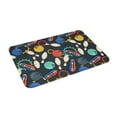 thumbnail image 2 of Xecao Bowling Ball print Flannel Mat: Non-slip, 16x24in. Ideal for kitchen, bedroom, bath & living room., 2 of 9