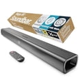 thumbnail image 1 of Barra de sonido Bluetooth Majority de 140 W para Smart TV | Barra de Sonido Inalámbrica 2.1 de 31" para TV con Sonido 3D | Altavoces para TV Barra de Sonido con Subwoofer Incorporado | HDMI, AUX, Mini, 1 of 5