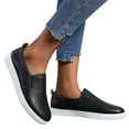 thumbnail image 3 of Vedolay Platform Casual Shoes Women Women's Loafers Soft Sole Slip On Dress Shoes for Women,Black 7, 3 of 4