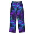 thumbnail image 2 of FORMRS Kids Pajama Pants with Pockets Size 13-14Y Boys Lounge Sleep Bottoms, Night Mushrooms Pattern, 2 of 8