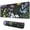 Fond Noir Fleurs-5, variante sur Tapis de Souris Fleurs de Jardin - Ultra-Doux, Design Mignon, Base en Caoutchouc Antidérapante, Glisse Facilement, Résistant aux Éclaboussures, Portable et Personnalisé, Excellent pour Tous les Ordinateurs, 31.5x11.8 Pouces